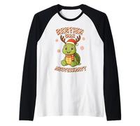 Camiseta Navidad Divertida Reno Regalo Camiseta Manga Raglan