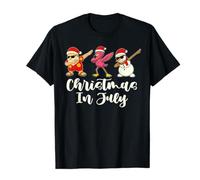 Camiseta Navidad en Julio Christmas in July Camiseta con Frases Divertidas para Hombre y Mujer