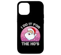 Camiseta navideña Santa I do it for The Ho'S para Mujer Carcasa para iPhone 12/12 Pro