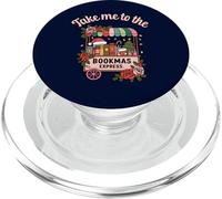 Camiseta navideña Take Me To The Bookmas Express Book Lover PopSockets PopGrip para MagSafe