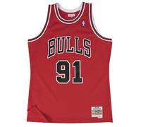 Mitchell & Ness Chicago Bulls Blusa para Hombre, Rojo (Scarlet), L
