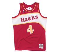Camiseta NBA Mitchell & Ness Atlanta Hawks Spud Webb 1986/87 S
