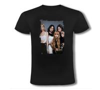 Camiseta Negra Cantantes KPOP Blackpink How You Like That Pink Venom Moda Verano Tshirt