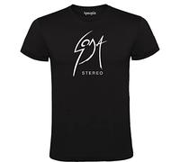 Camiseta Negra con Logo Soda Stereo 100% Algodón Hombre Tallas S M L XL XXL (as4, Alpha, s, Regular, Regular, S)