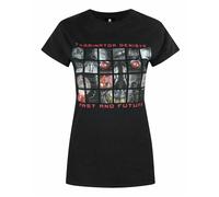 Camiseta negra de manga corta Terminator Mujer