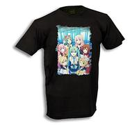 Camiseta Negra Grupo Musical Vocaloid Hatsune Miku Moda Verano Tshirt.