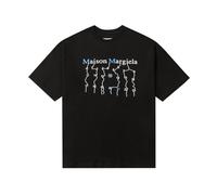 Camiseta Negra, Impresión Gráfica del Reloj, Cuello De Tripulación De Manga Corta, Estilo De Ropa Callejera, Tela De Algodón Suave, Top Casual De Hombres/Mujeres para Trajes De Moda-color05||XX_l