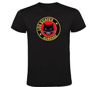 Camiseta Negra Los Suaves Logotipo - Rinde Tributo al Rock Español con Estilo y Autenticidad, 100% Algodón en Tallas S M L XL XXL (M)
