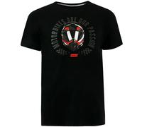Camiseta negra MotoZem Las motos son nuestra pasión M