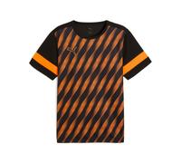 Camiseta negra-naranja Puma negra JR