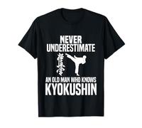 Camiseta Never Underestimate An Old Man Who Knows Kyokushin Camiseta