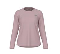 Camiseta New Balance Athletics Manga Larga Rosa Mujer, Talla L