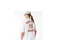 Camiseta new era mlb wordmark oversized new york yankees blanco h XL