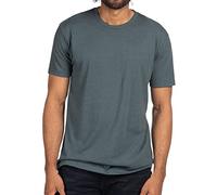Camiseta Next Level para Hombre CVC Crew, Black Azul añil Large