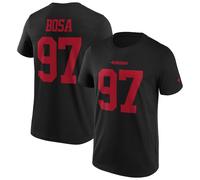 Camiseta NFL San Francisco 49ers Nick Bosa 97 camiseta de fútbol gráfica negra