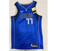 Camiseta Nike Dallas Mavericks Luka Doncic #77 Azul Icon Edition Talla S