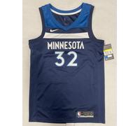 Camiseta Nike NBA Minnesota Timberwolves Karl-Anthony Towns #32 Azul S Hombre