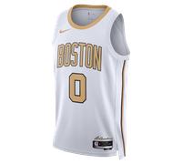Camiseta Nike NBA Swingman Jayson Tatum Boston Celtics City Edition - Hombre - Blanco 3XL