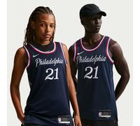 Camiseta Nike NBA Swingman Joel Embiid Philadelphia 76ers City Edition - Hombre - Azul XL