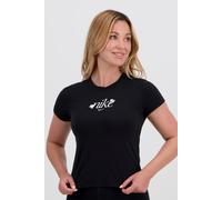 Nike Sportswear Chill Knit Camiseta entallada con estampado - Mujer - Negro XS (EU 32-34)