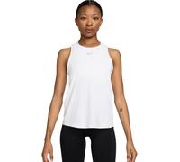 NIKE Top deportivo 'ONE CLASSIC' gris / blanco, Talla L
