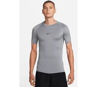 Nike M NP DF Tight Top SS Camiseta, Smoke Grey/Black, XL Hombre