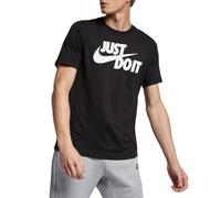 Nike - Camiseta Sportswear Just Do It Swoosh, Hombre, Black-White, M