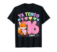 Camiseta Niña Zorro 16 Cumpleaños | Ya Tengo 16 Años Camiseta
