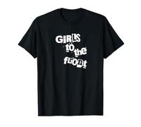 Camiseta Niñas Al Frente Riot Grrrl Negro Camiseta