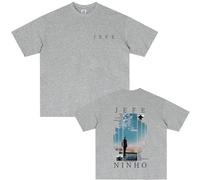 Camiseta Ninho Jefe Album Vintage Gráfica | Hombre Oversize Hip Hop Streetwear Algodón para Fans-Gray||s