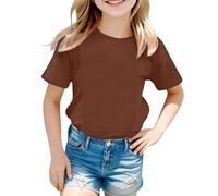 Camiseta Niño Deporte T-Shirt Slim Fit - Camiseta de Manga Corta con Cuello Redondo y Informales Moda para niños