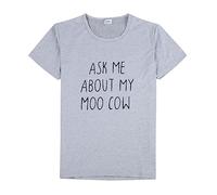 Camiseta Niño Deportiva T-Shirt Funny - PREGÚNTAME sobre MI Novedad para niños Humor Divertido Camiseta con Tapa Cuello Redondo de Manga Corta 3 a 14 años