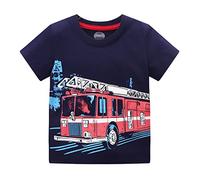 Camiseta Niño Divertido T-Shirt Kids - Camiseta de Manga Corta con Estampado Coche Animados para bebés y niños pequeños, Ropa Playa Vacaciones en el Parque cumpleaños, Atuendo Diario