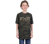 Camiseta Niño FXR Hidrógeno Premium Camuflaje Militar/NaranjaXL Camuflaje Militar,Naranja