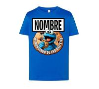 Camiseta niño Galletas, Barrio, Camiseta niño Manga Corta, Camiseta niño, Camiseta Monstruo, Viral, Camiseta Sesamo, Regalo niño, Regalo Original