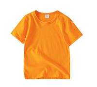 Camiseta Niño Hippie T-Shirt Sport - Leggings de Verano para niños pequeños T Short Baby Mangas y niñas Top Color sólido Cómodo Transpirable