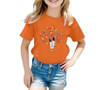 Camiseta Niño- Interior Niña Manga Corta s pequeños el Díal Abrigo Naranja Verdad y Reconciliación s indígenas (Orange 2-3Y)