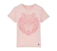 Camiseta Niño Lobo Mandala color Rosa