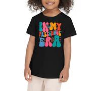 Camiseta Niño Top - Ropa de Verano para niños pequeños niño y niña Camisa para el Primer día de Clases Camisa en mi Preescolar Camisetas para guardería (Black 2-3 Years)