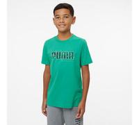 Camiseta Niños Verde Estampado Algodón 164cm 13-14A
