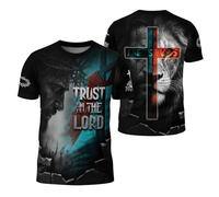 Camiseta No Puedo, Pero Conozco A Un Cristiano, Jesús, Fe. Shirts Moderna Camisetas Básicas Transpirable T-Shirt para Regular Running Senderismo L