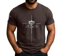 Camiseta No Puedo, Pero Conozco La Fe, El Cristianismo. Shirts Cómodo T-Shirt Unisex Camisetas Básicas para Regular Running Camping XL