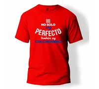 Camiseta No Solo Tambien Soy Colchonero Atletico (XL, Rojo)