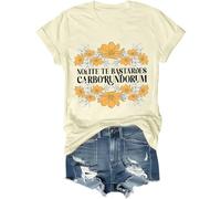 Camiseta Nolite Te Bastardes Carborundorum Nolite Te Bastardes Carborundorum Camiseta Don't Let The Bastards Grind You Down, Amarillo cremoso, M