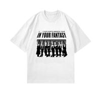 Camiseta NORT AMERICA TOUR 2025 IN YOUR FANTASY Camisa unisex de algodón estampada(White3,L)