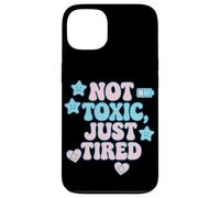 Camiseta Not Toxic Just Tired Pastel con Cita de una Estrella Triste Carcasa para iPhone 13