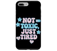 Camiseta Not Toxic Just Tired Pastel con Cita de una Estrella Triste Carcasa para iPhone 7 Plus/8 Plus