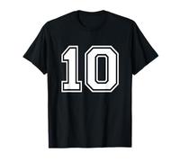 Camiseta número 10 para un Feliz cumpleaños número 10 Twin Day Camiseta