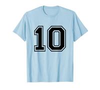 Camiseta número 10 para un Feliz cumpleaños número 10 Twin Day Camiseta