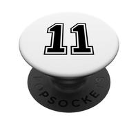 Camiseta número 11 para un Feliz cumpleaños número 11 Twin Day PopSockets PopGrip Adhesivo